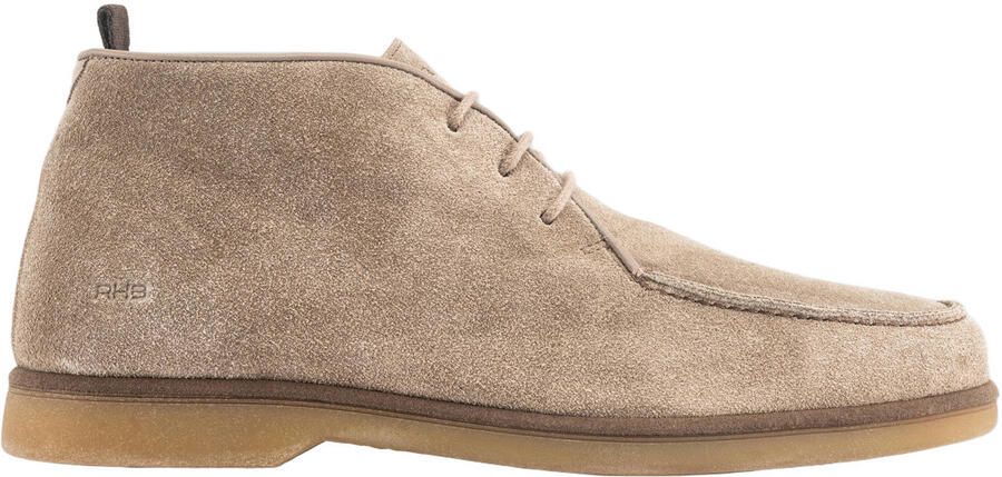 Rehab Collin Suede 4700 Taupe Veterschoenen Taupe Suede Heren Taupe