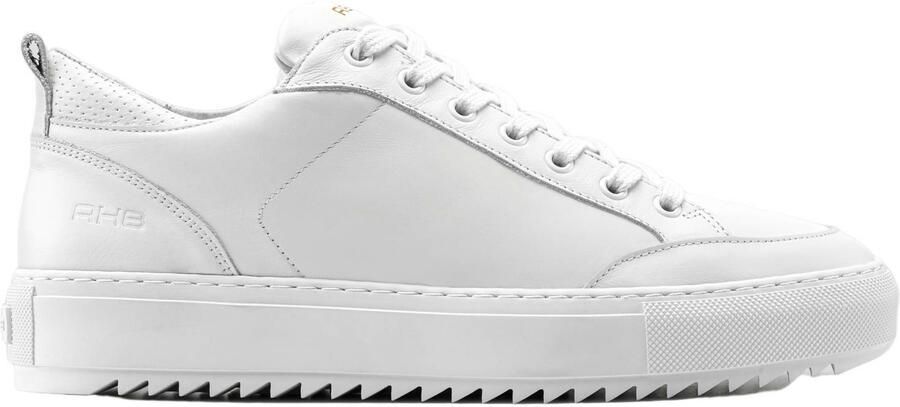 Rehab Crash leren sneakers wit
