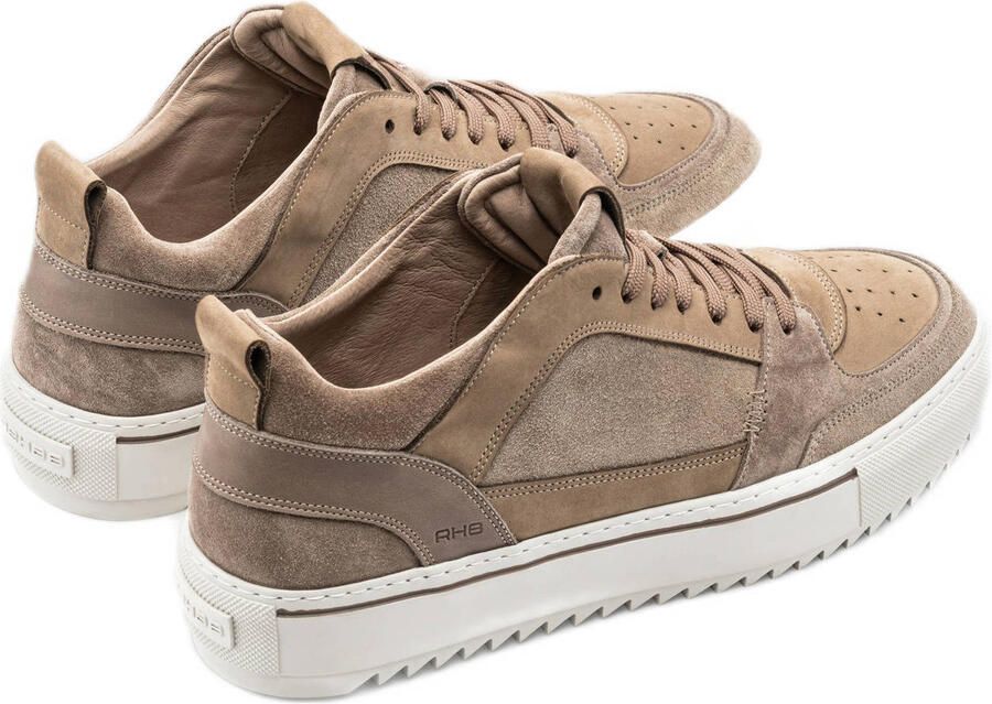 Rehab Creon Mix suède sneakers taupe - Foto 2