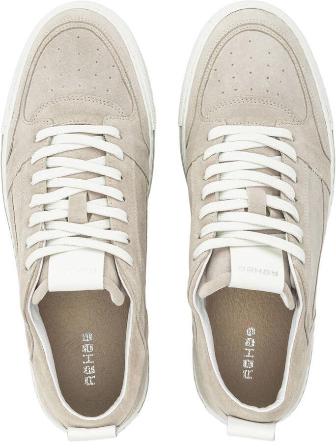 Rehab beige leren combi heren sneakers Creon - Foto 3