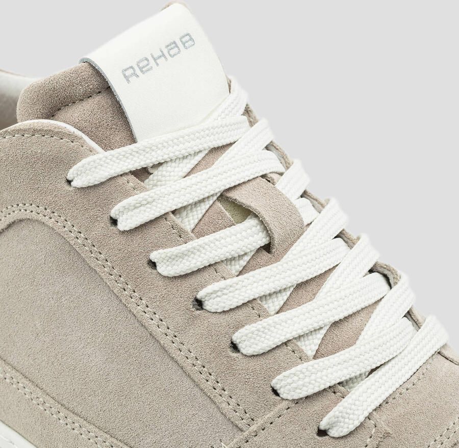 Rehab beige leren combi heren sneakers Creon - Foto 2
