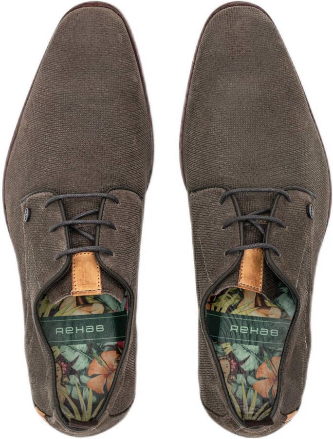 Rehab 2342-306141-2040 heren veterschoenen gekleed bruin