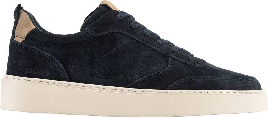Rehab Oliver Mid Suede 8100 D Blue Sneakers Donker Blauw Suede en Nubuck Heren Donker Blauw