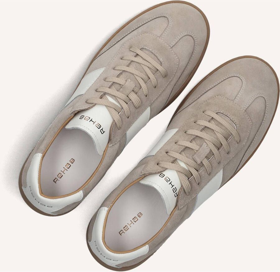 Rehab Zack Sue Lthr 5300 KHKI Sneakers Beige Suede Heren
