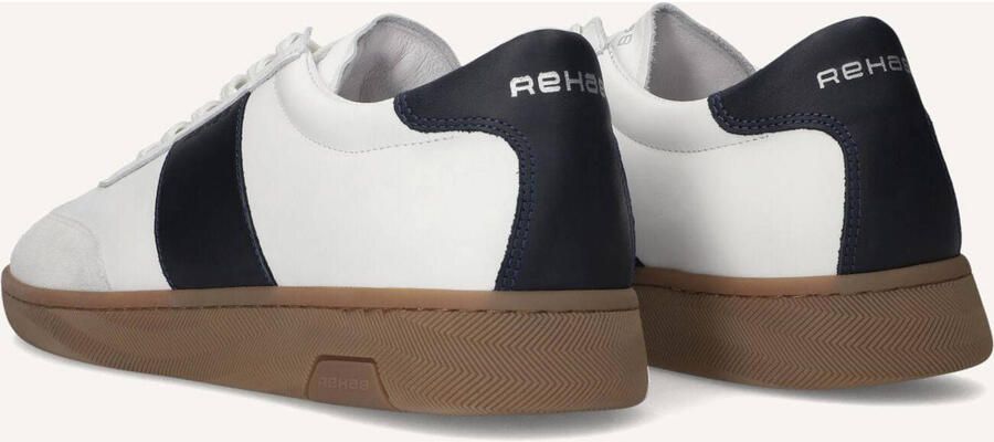 Rehab Zack Sneakers Heren Leren Sneaker Wit - Foto 3