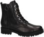 Remonte Veterlaarsjes blokhak laarsjes veterschoenen flats in used look - Thumbnail 1