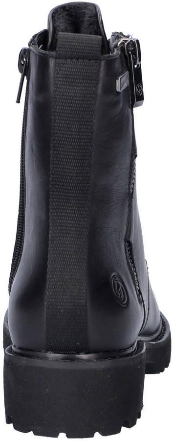 Remonte gevoerde leren veterboots zwart - Foto 3