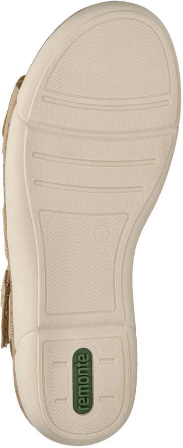 Remonte imitatieleren leren sandalen beige - Foto 3