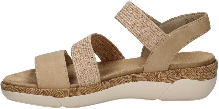 Remonte imitatieleren leren sandalen beige - Foto 2