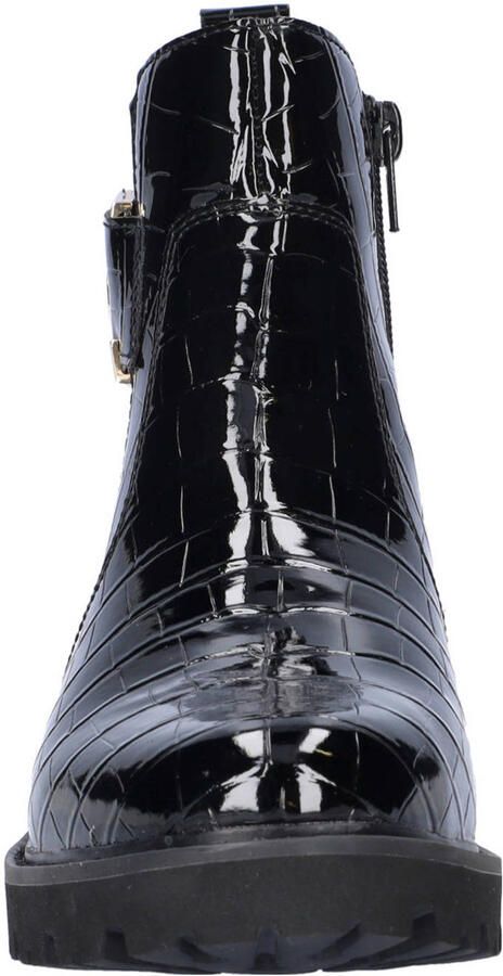 Remonte lakleren enkelboots zwart - Foto 3
