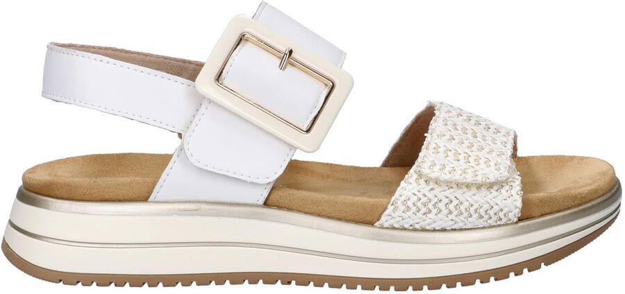 Remonte leren sandalen wit