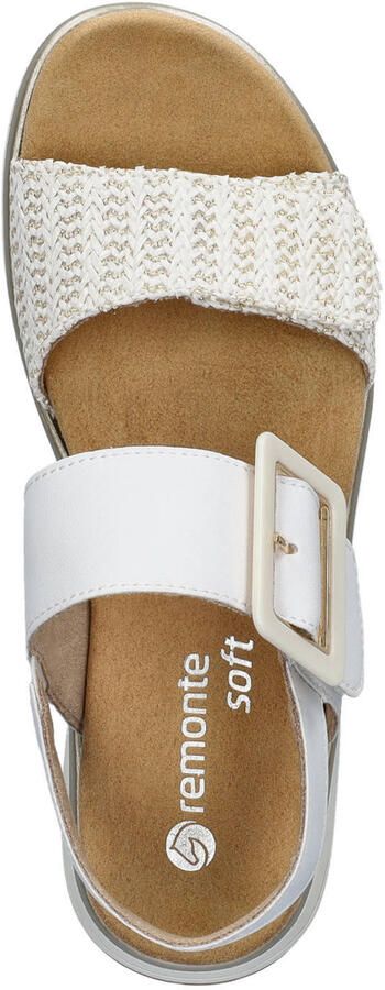 Remonte leren sandalen wit - Foto 3