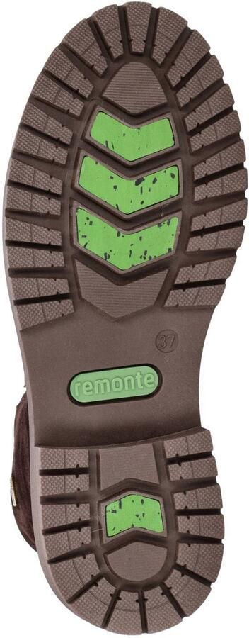 Remonte suède veterboots met profielzool bruin - Foto 2