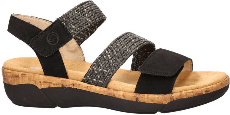 Remonte sandalen zwart
