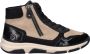 Remonte sneakers zwart beige - Thumbnail 1
