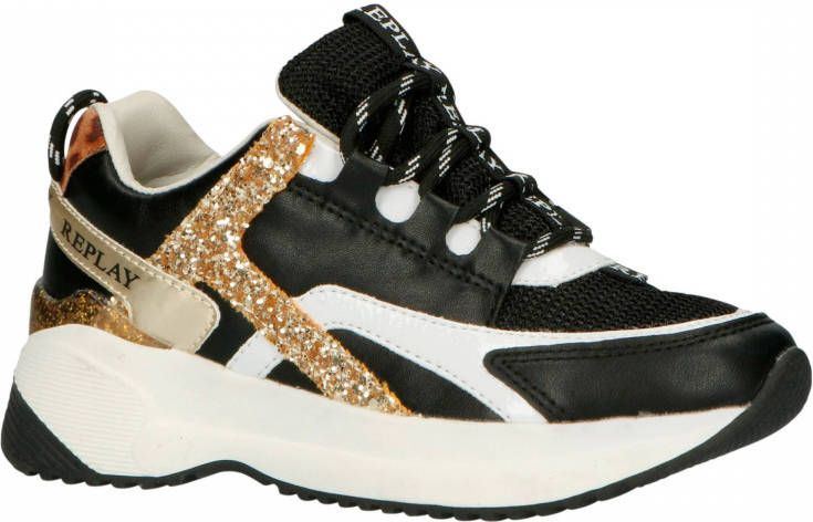 Replay Coulby Zwart/Groen | Kinderen | SNEAKERS