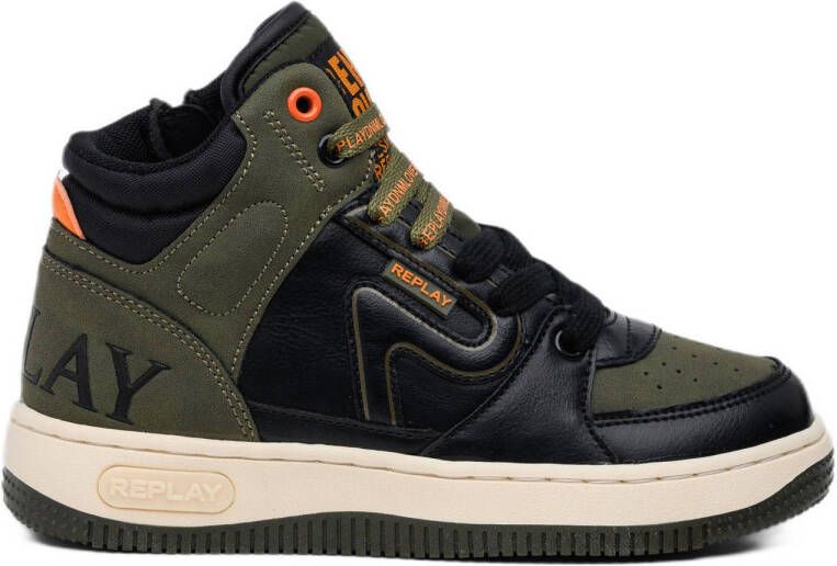 Replay Epic JR 8 JZ430035S-3269 Zwart Groen