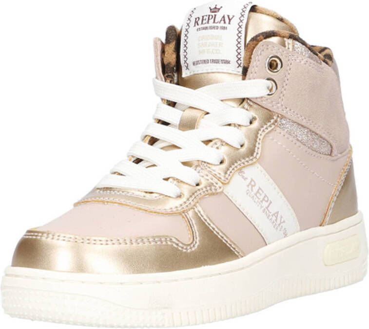 Replay Epic Jr Boot Girl 4 Sneakers Meisjes Rosegoud