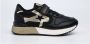 REPLAY Fiber JR Girl 8 sneakers zwart goud - Thumbnail 1