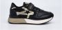 REPLAY Fiber JR Girl 8 sneakers zwart goud - Thumbnail 1