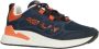 Replay Maze JR-1 sneakers donkerblauw oranje Jongens Textiel 28 - Thumbnail 1