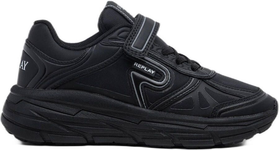 REPLAY Christal JR boy 5 chunky sneakers zwart