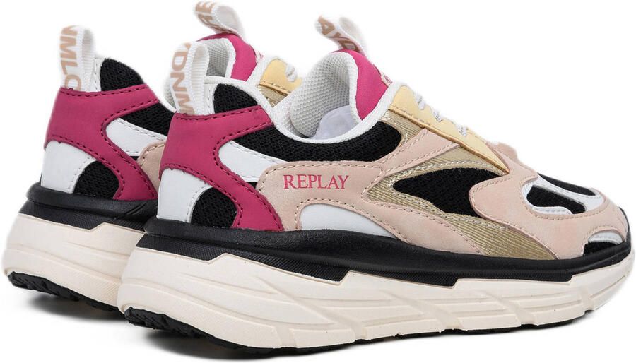 REPLAY Christal JR girl 6 chunky sneakers beige zwart - Foto 2