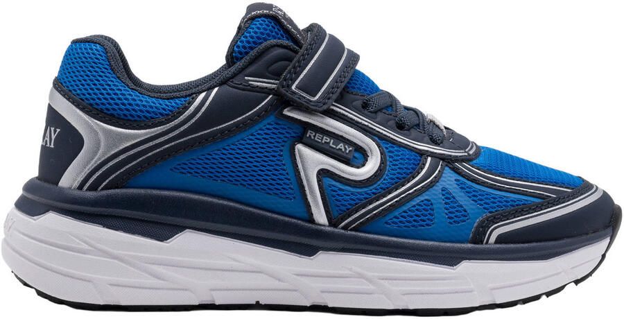 REPLAY Christal JR sneakers blauw koningsblauw