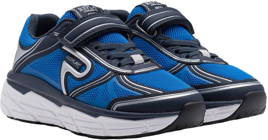 REPLAY Christal JR sneakers blauw koningsblauw - Foto 3