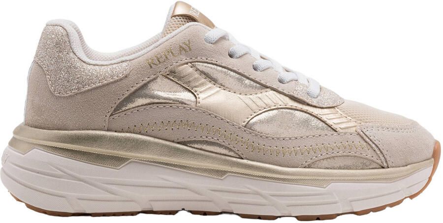 REPLAY Christal JR10 sneakers lichtbeige lichtgoud