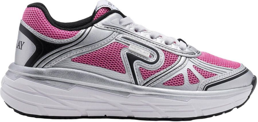 REPLAY Christal JR8 sneakers fuchsia zilver zwart