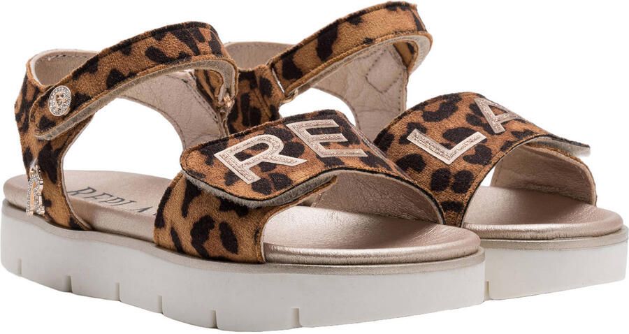 Replay Sandalen JT240020T-1367 Leopard Bruin - Foto 6
