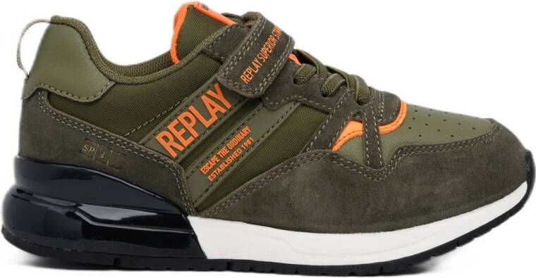 REPLAY Shoot JR 13 sneakers groen