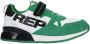 Replay Shoot Jr suède sneakers groen wit Jongens Suede Meerkleurig 32 - Thumbnail 1