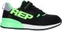 Replay Shoot Jr suède sneakers zwart groen Jongens Suede Meerkleurig 37 - Thumbnail 1