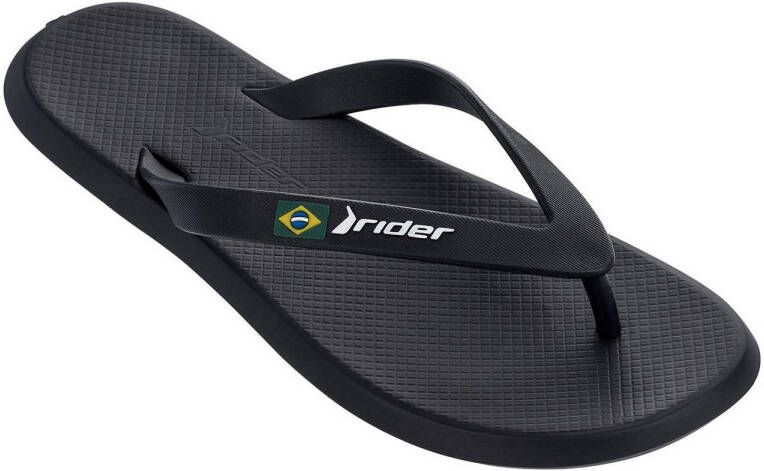 Rider R1 teenslippers zwart