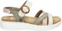 Rieker Antistress leren sandalen kaki multi - Thumbnail 1