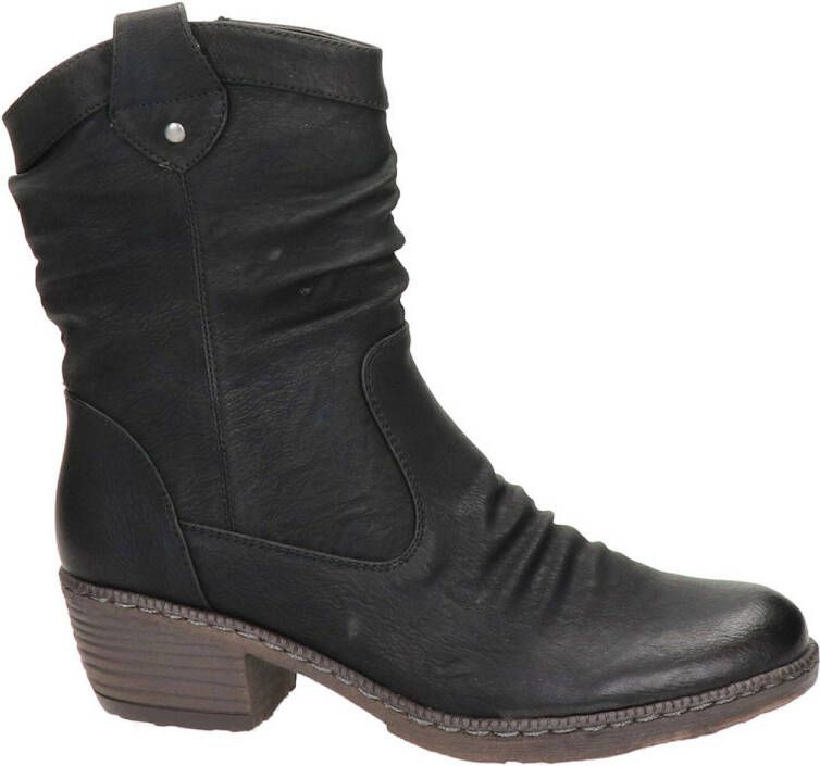 Rieker Western enkellaars voor dames Black Dames