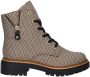 Rieker gevoerde veterboots beige multi - Thumbnail 1