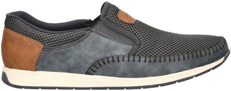 Rieker instappers donkerblauw