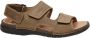 Rieker Casual Open Sandalen Brown Heren - Thumbnail 1