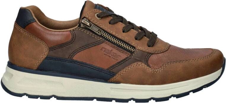 Rieker leren sneakers cognac