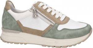 Rieker leren sneakers wit multi