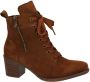 Rieker leren veterboots cognac - Thumbnail 1