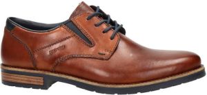 Rieker leren veterschoenen cognac