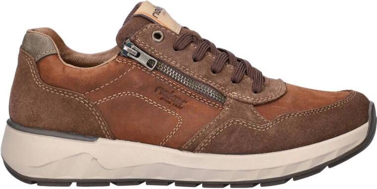 Rieker nubuck sneakers cognac