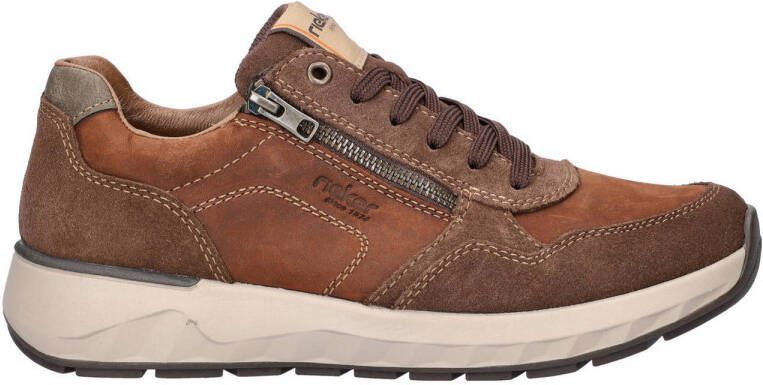 Rieker nubuck sneakers cognac