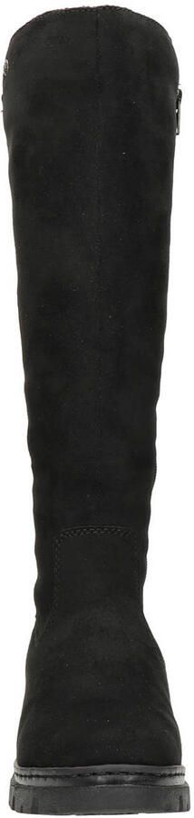 Rieker Zwarte lange laars met teddyvoering Zwart Dames