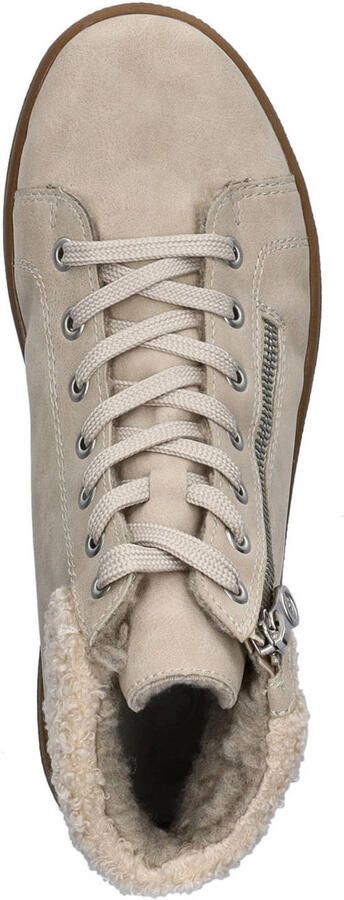 Rieker gevoerde veterboots beige - Foto 3
