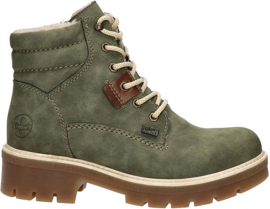 Rieker gevoerde veterboots groen